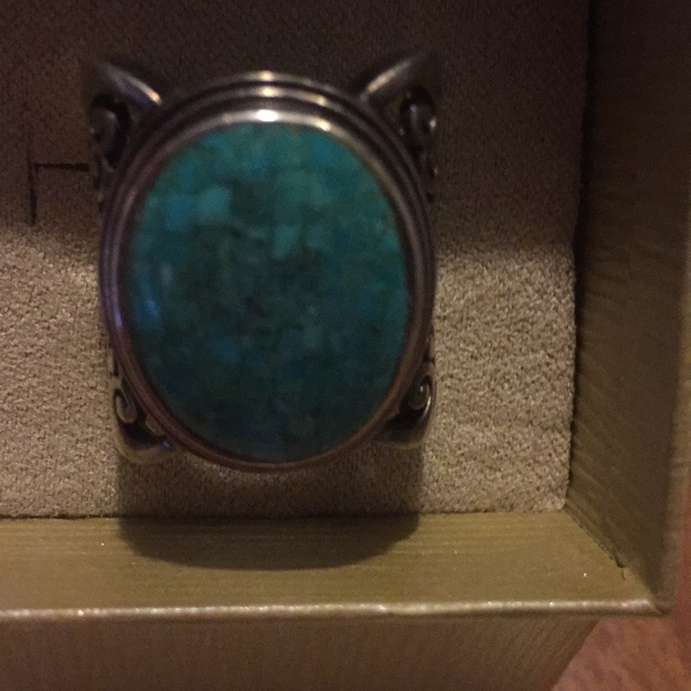 SS Turquoise Stone - Picture 2 of 4